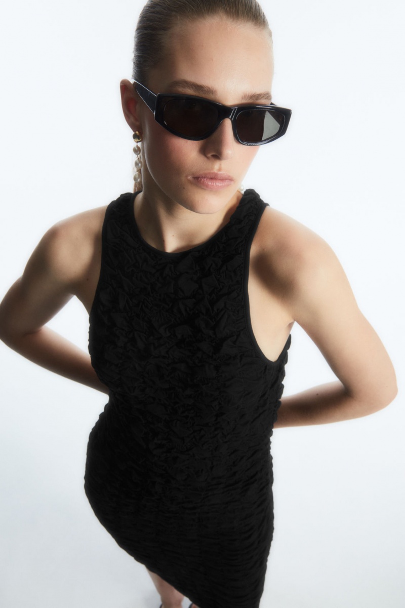 Dámské Šaty COS Smocked Tank Černé | FIHK-52904
