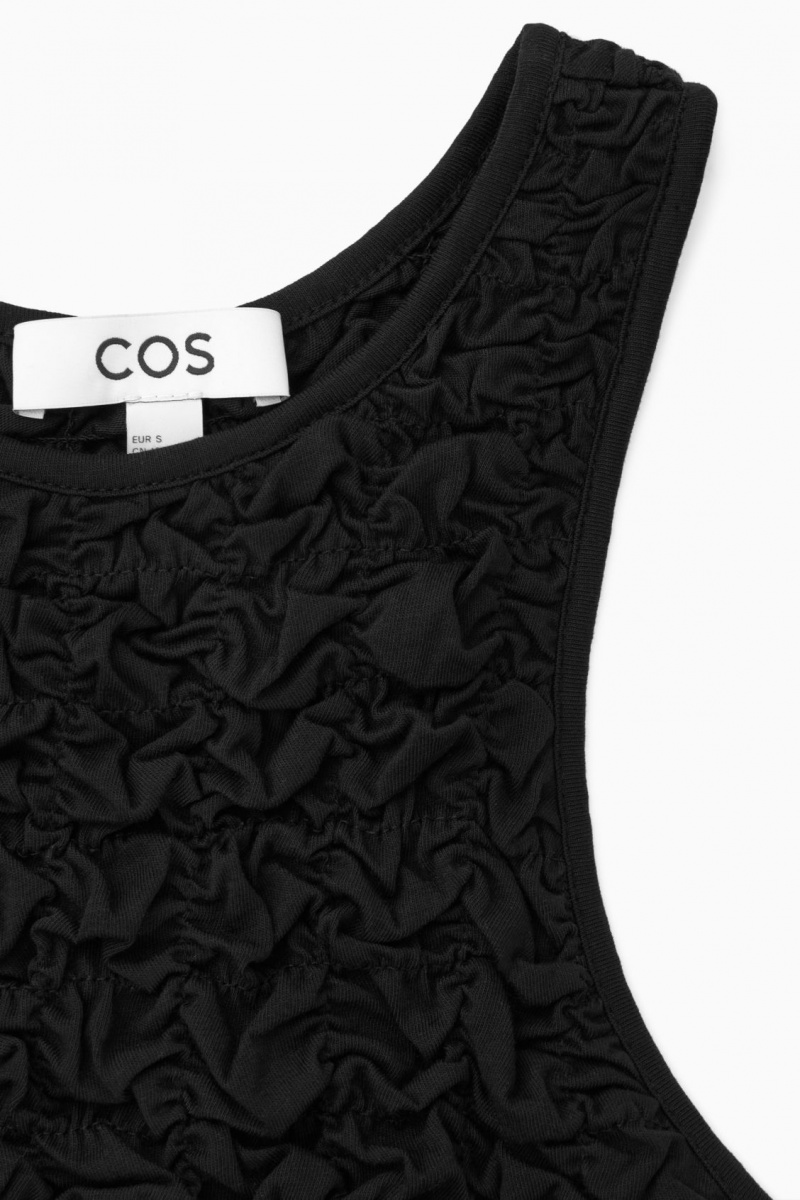 Dámské Šaty COS Smocked Tank Černé | FIHK-52904