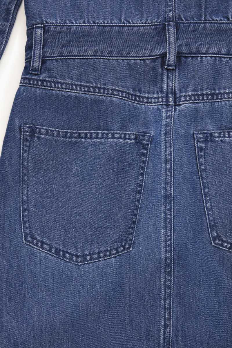 Dámské Šaty COS Structured Denim Blankyt | DNLQ-36051