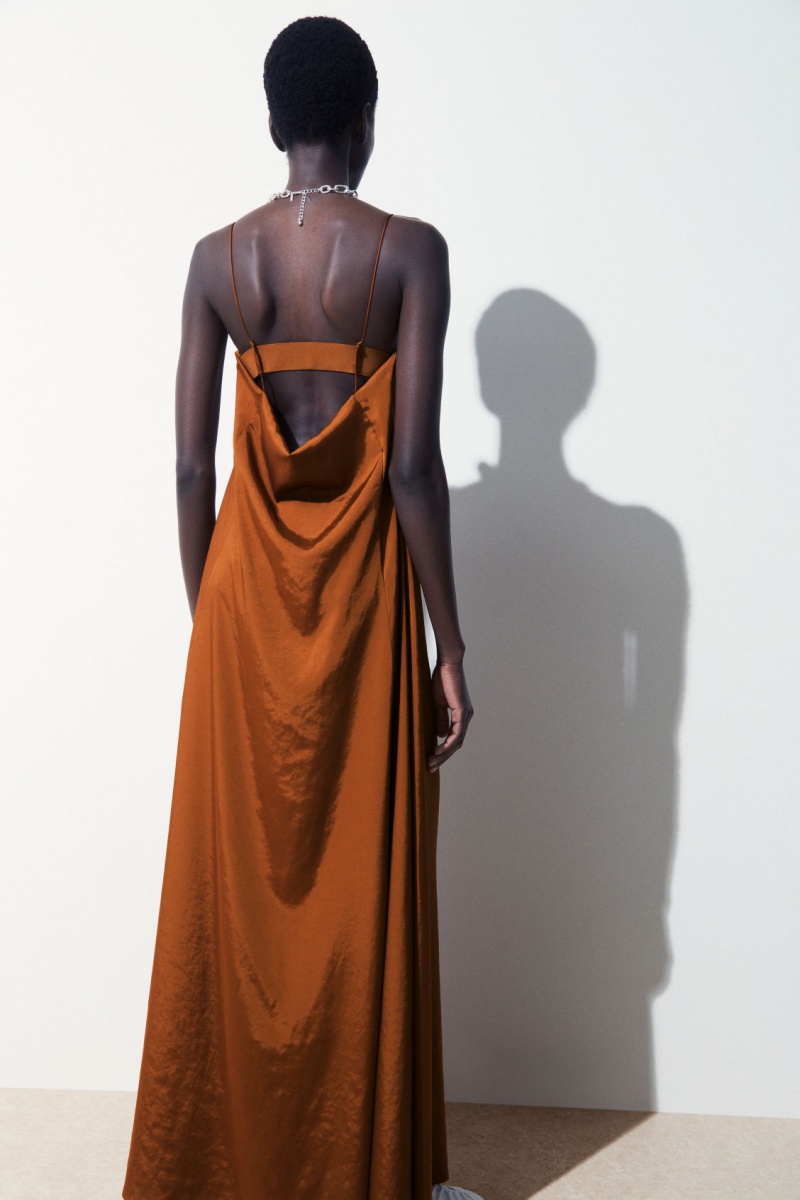 Dámské Šaty COS The Cutout Slip Hnědé | CPYH-07518