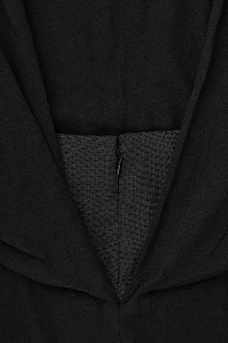 Dámské Šaty COS The Draped Open-Back Mini Černé | VBDC-05827