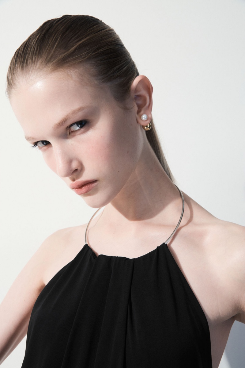 Dámské Šaty COS The Open-Back Necklace Černé | SGKQ-73451