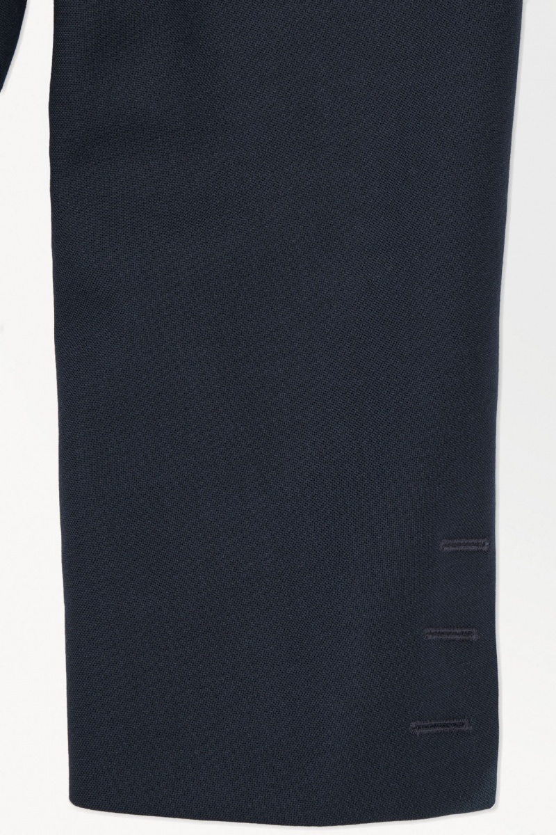 Dámské Šaty COS The Tailored Mini Tmavě Tyrkysové | LYRU-06735