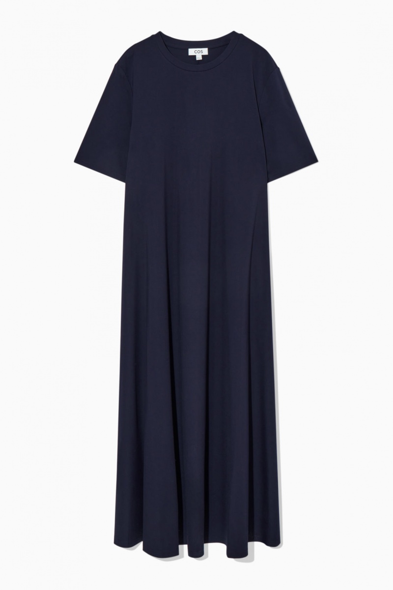 Dámské Šaty COS Voluminous Maxi T-Shirt Tmavě Blankyt | TIQU-48961