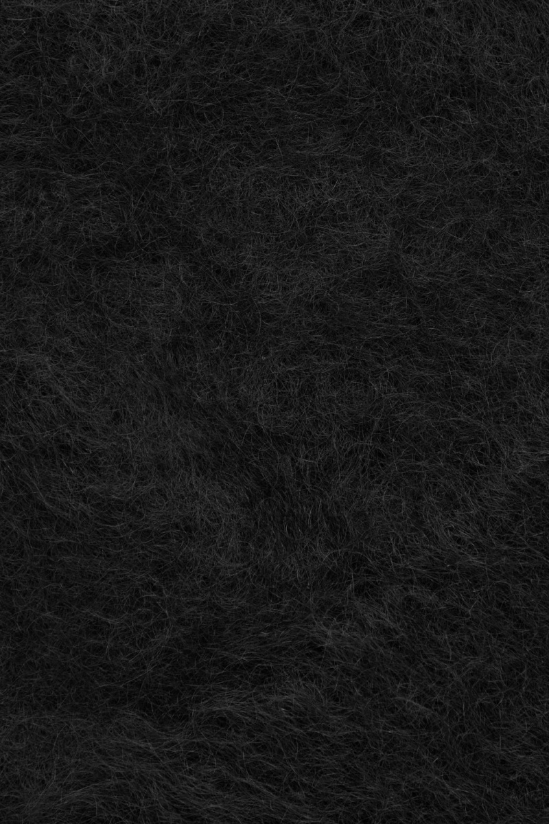 Dámské Čepice COS Žebrovaný Mohair Černé | NKQO-26839