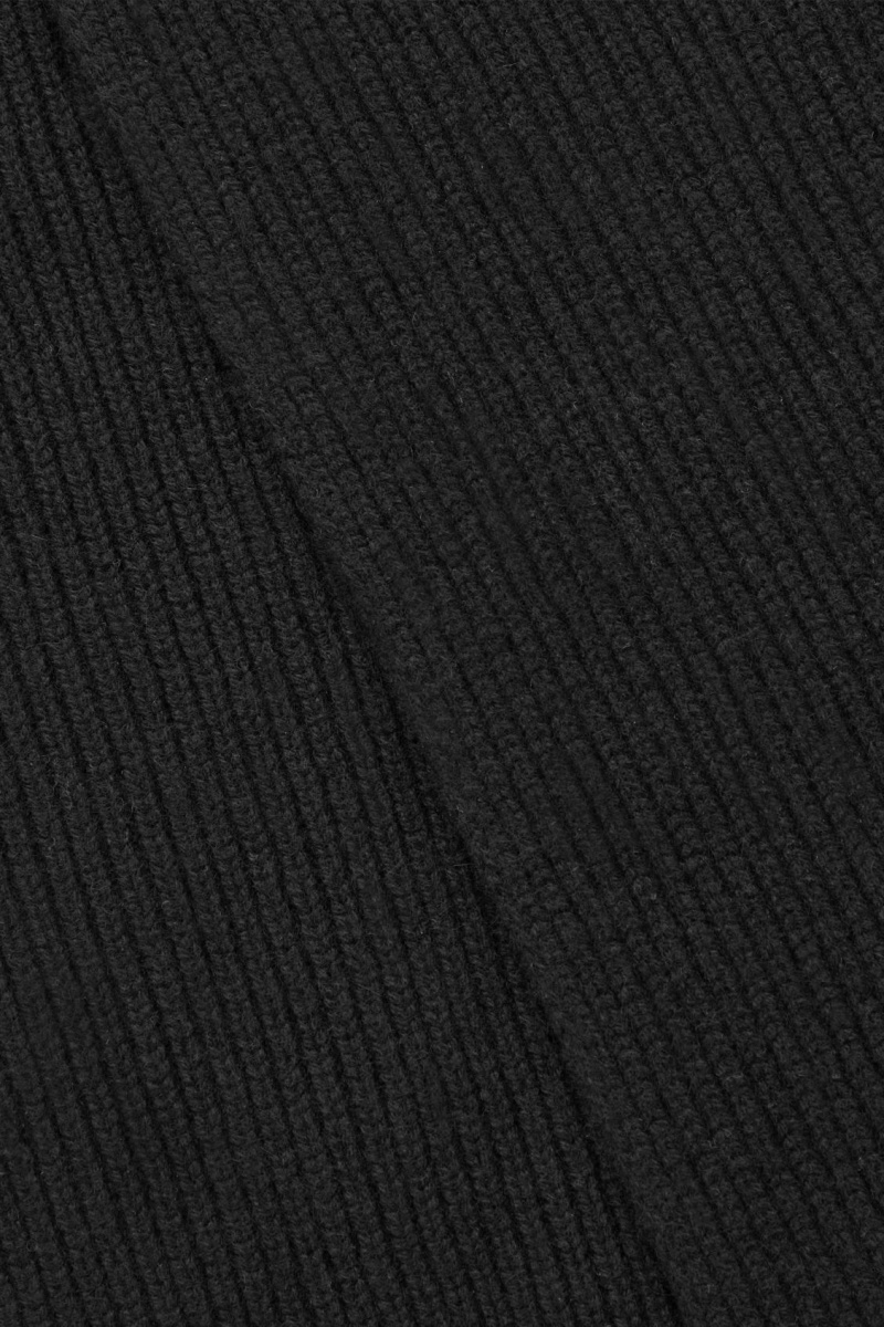 Dámské Šátek COS Cashmere-Blend Černé | CLUV-69305