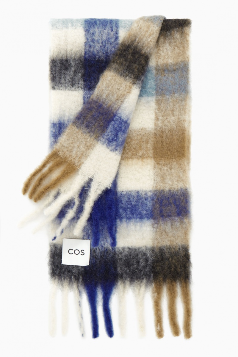 Dámské Šátek COS Oversized Mohair-Blend Blankyt Hnědé | NAXR-64307