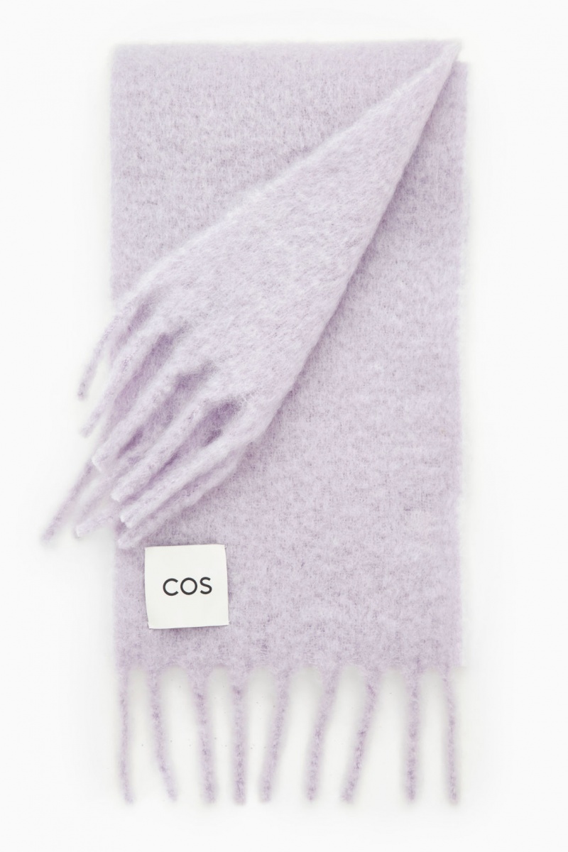 Dámské Šátek COS Oversized Mohair-Blend Fialové | AFDT-41905