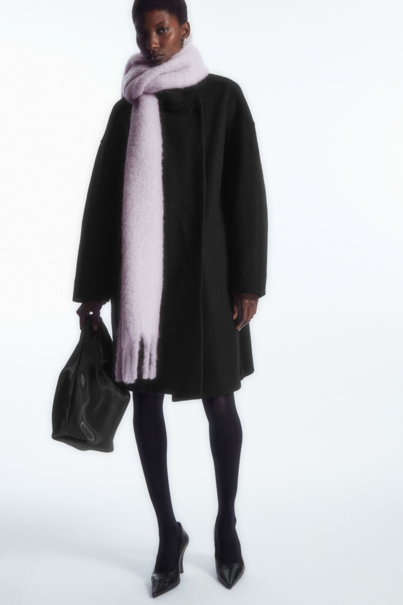 Dámské Šátek COS Oversized Mohair-Blend Fialové | AFDT-41905