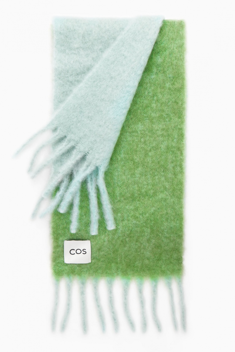 Dámské Šátek COS Oversized Mohair-Blend Tmavě Tyrkysové | AKSX-56124