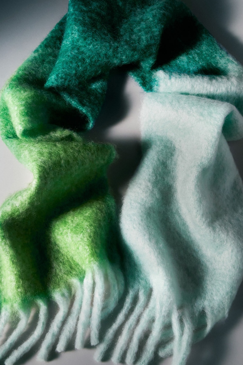 Dámské Šátek COS Oversized Mohair-Blend Tmavě Tyrkysové | AKSX-56124
