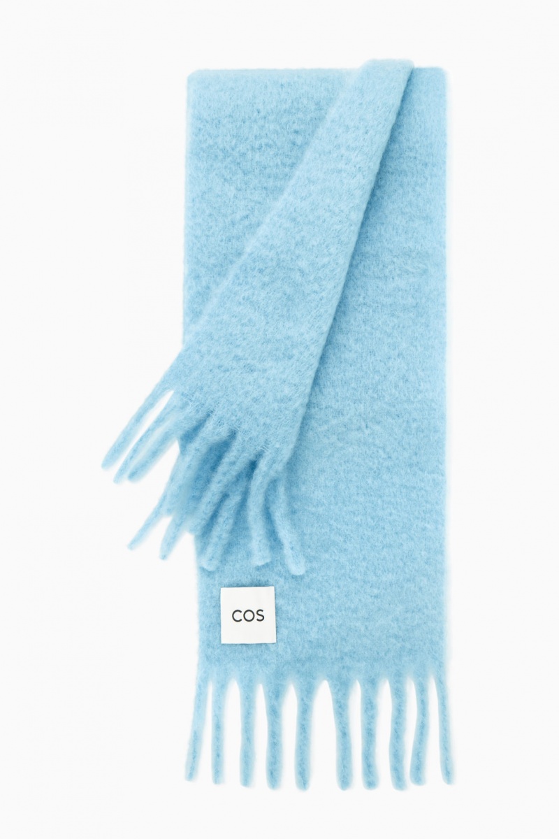 Dámské Šátek COS Oversized Mohair-Blend Tyrkysové | LDJI-36942