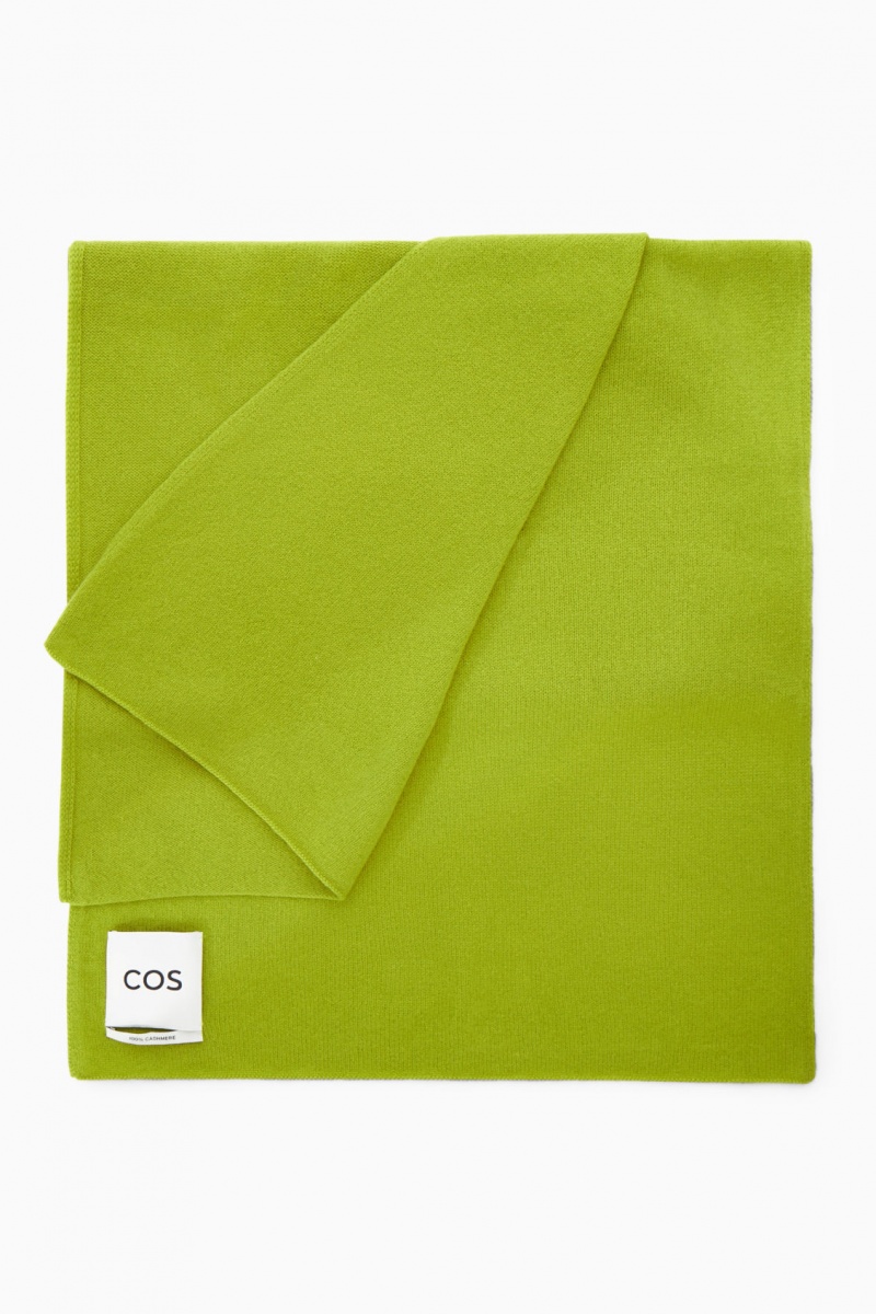 Dámské Šátek COS Pure Cashmere Zelene | DPKT-86954