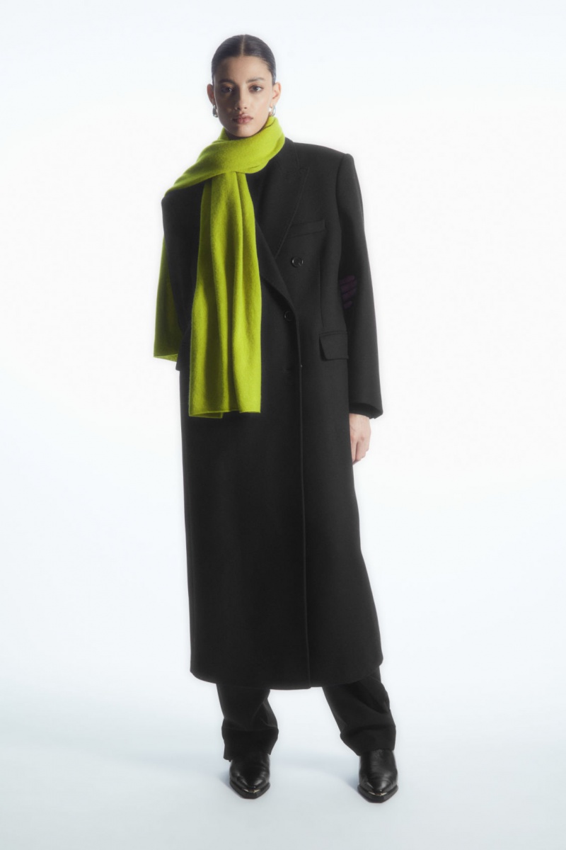 Dámské Šátek COS Pure Cashmere Zelene | DPKT-86954