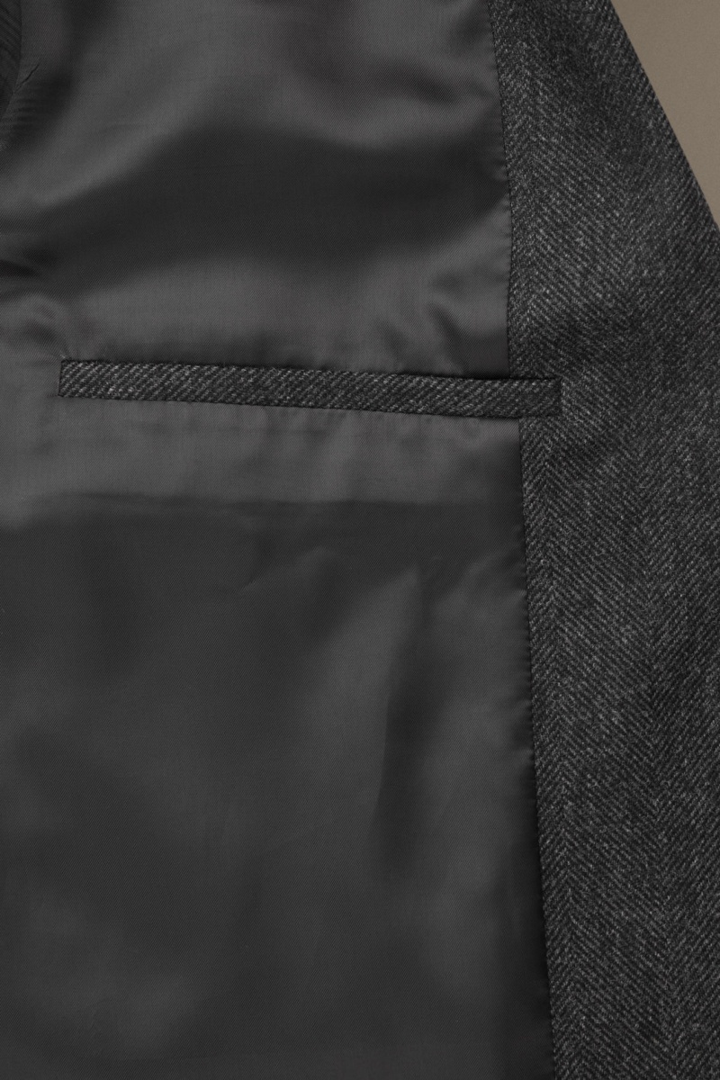 Pánské Blejzr COS Herringbone Vlna Regular Tmavě Šedé | EJHI-06341