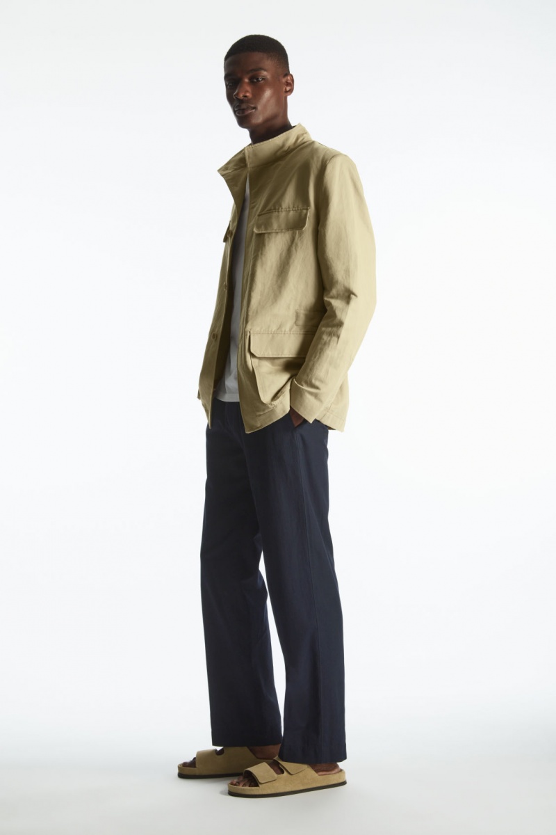 Pánské Bundy COS Linen Field Béžový | TKEX-85641