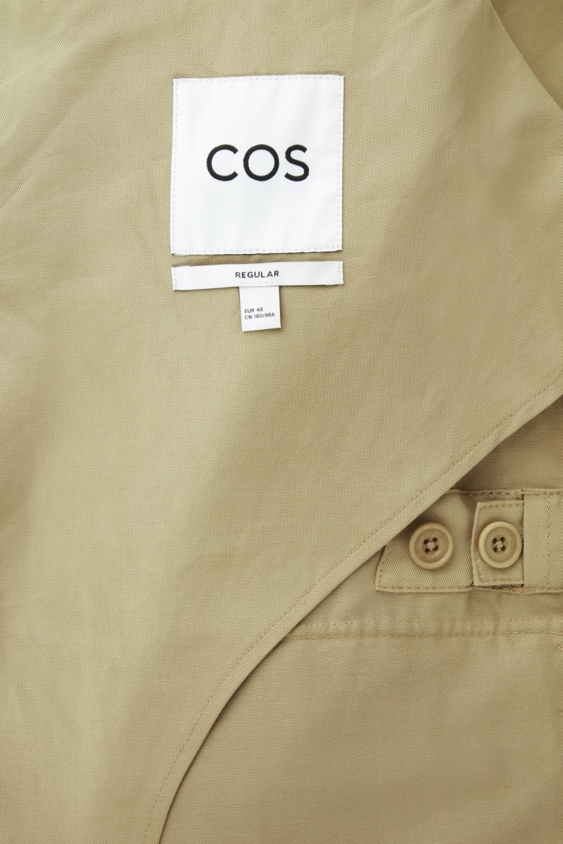 Pánské Bundy COS Linen Field Béžový | TKEX-85641