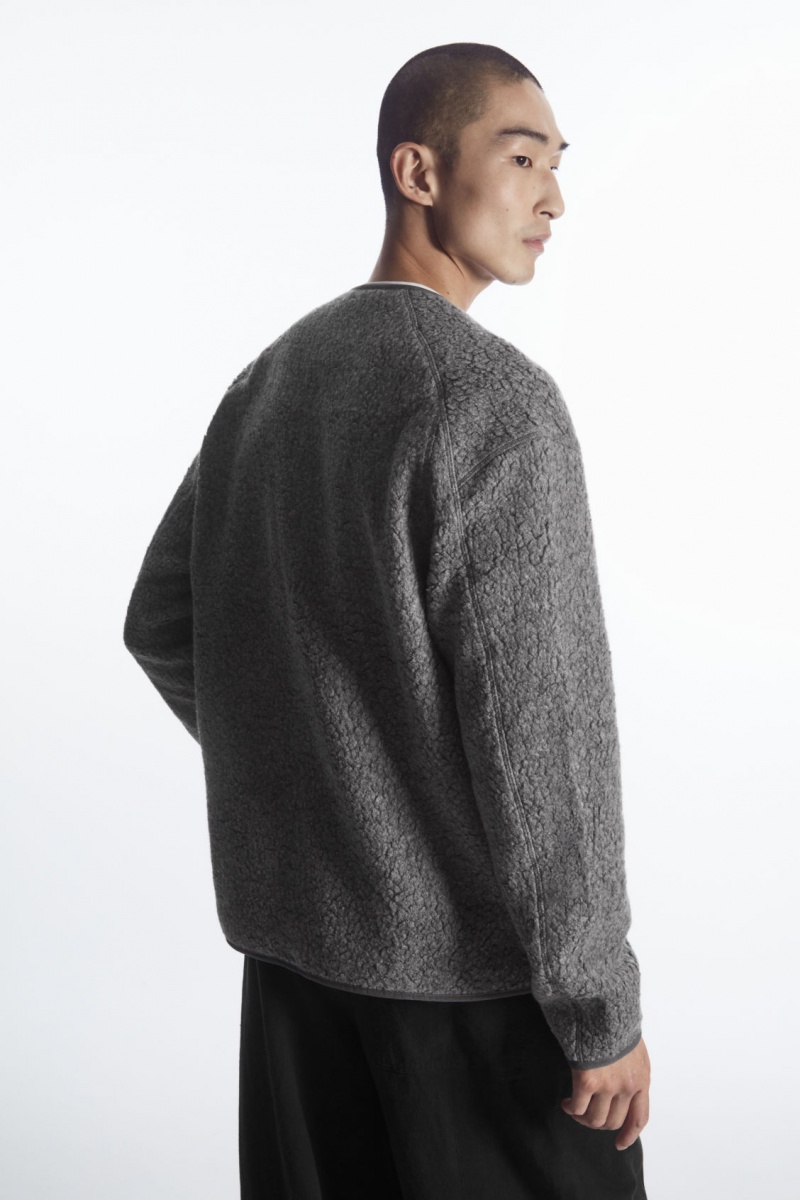Pánské Bundy COS Polar Fleece Liner Tmavě Šedé | ZBAE-07234