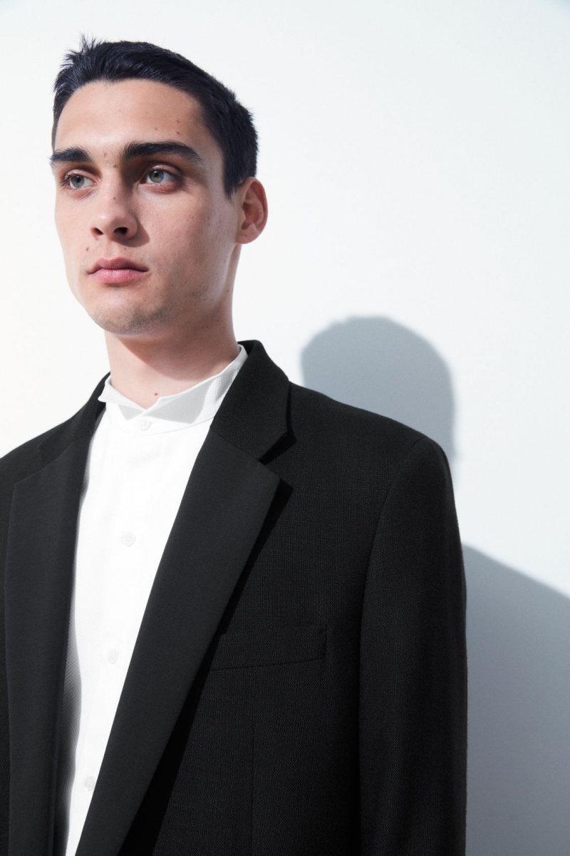 Pánské Bundy COS The Tuxedo Černé | KNXZ-57904