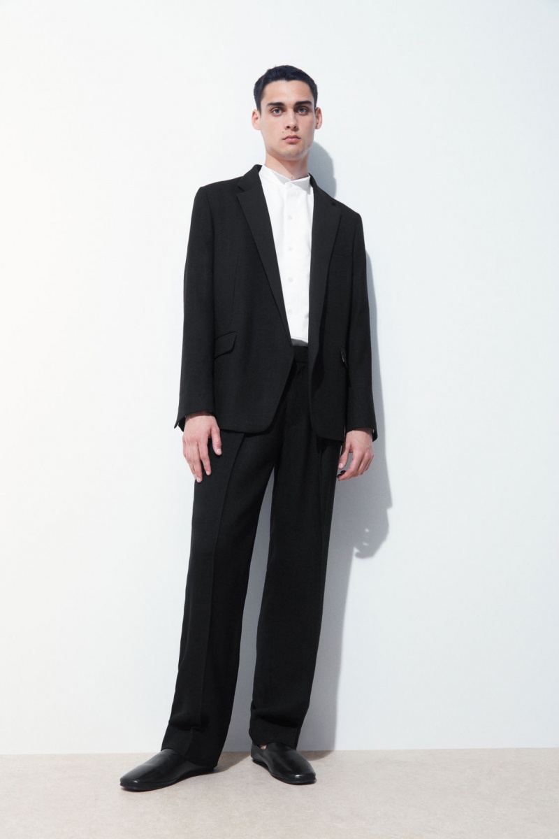 Pánské Bundy COS The Tuxedo Černé | KNXZ-57904