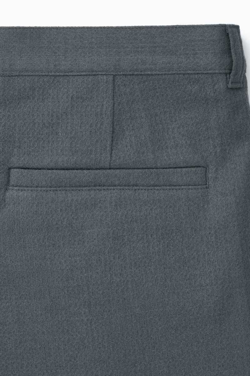 Pánské Chino Kalhoty COS Tapered Vlna Tmavě Tyrkysové | IDOB-08245