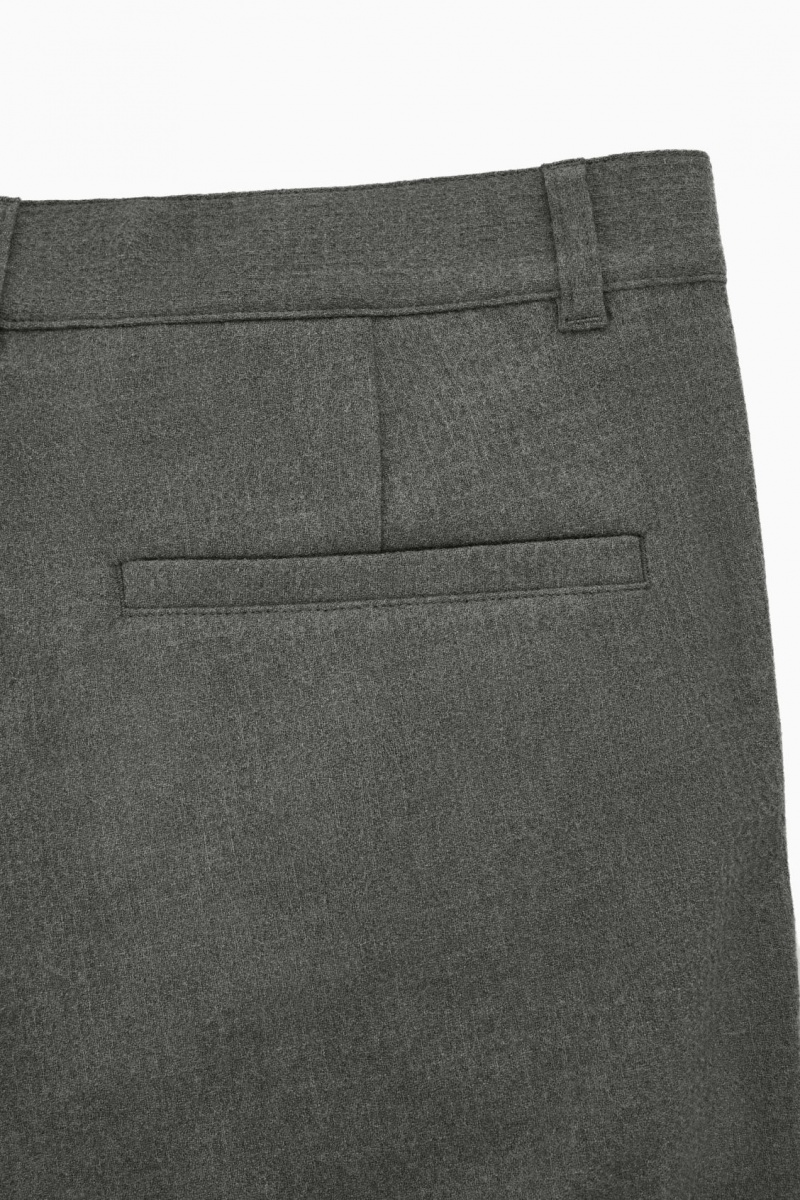 Pánské Chino Kalhoty COS Tapered Vlna Šedé | KRFB-98721