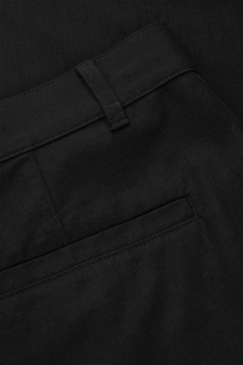 Pánské Chino Kalhoty COS Tapered Vlna Černé | VRKY-95318