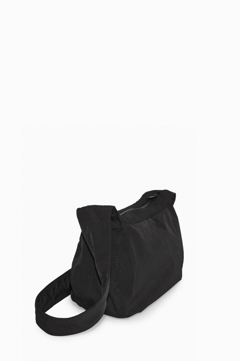 Pánské Crossbody Kabelka COS Crossbody Saddle Nylon Černé | ZBMD-05194