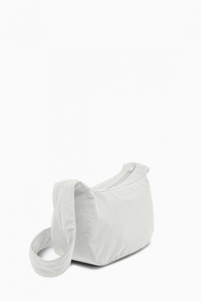 Pánské Crossbody Kabelka COS Crossbody Saddle Nylon Šedé | RVNF-92650