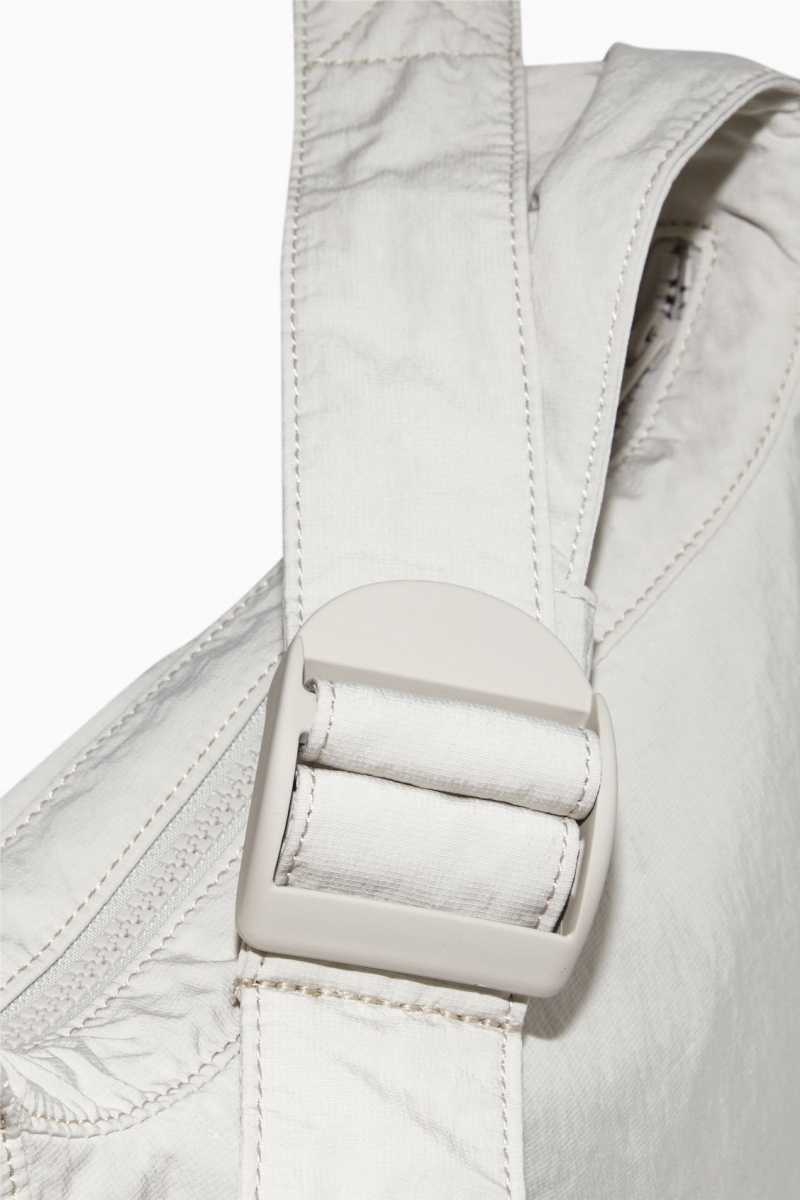 Pánské Crossbody Kabelka COS Crossbody Saddle Nylon Šedé | RVNF-92650