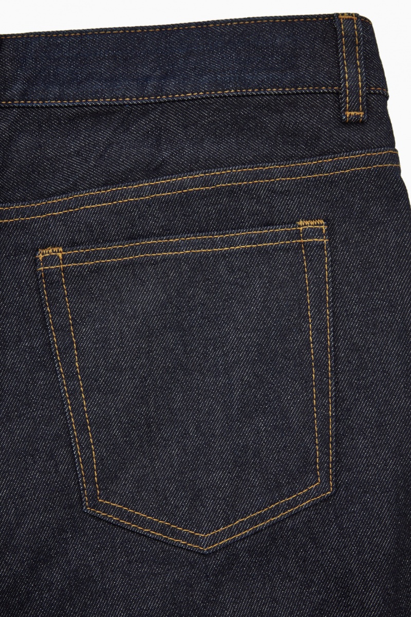 Pánské Džíny COS Pillar Tapered Indigo Blankyt | CLBN-41673