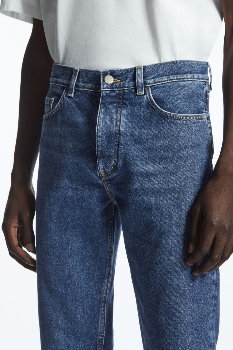 Pánské Džíny COS Regular-Fit Tapered-Leg Blankyt | OSVP-64793