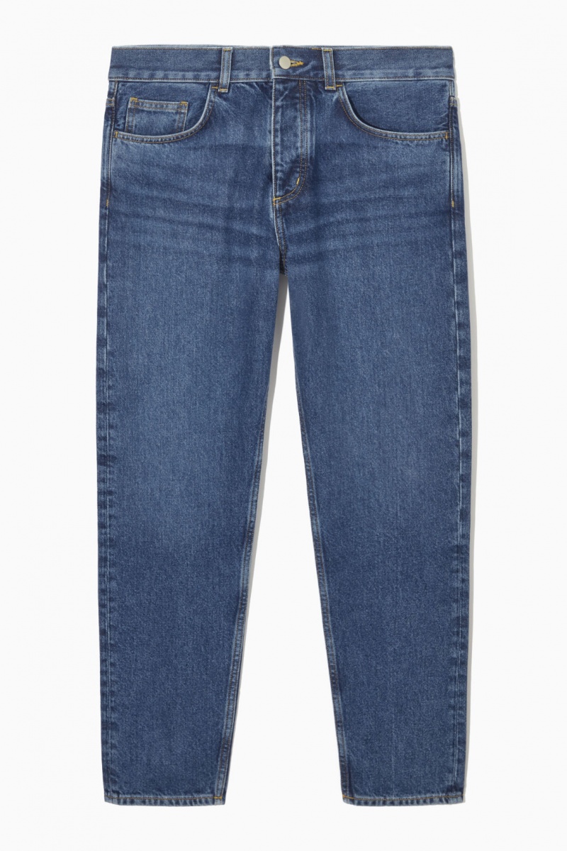 Pánské Džíny COS Regular-Fit Tapered-Leg Blankyt | OSVP-64793