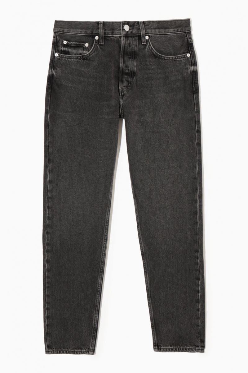 Pánské Džíny COS Regular-Fit Tapered-Leg Šedé | HCNM-01873