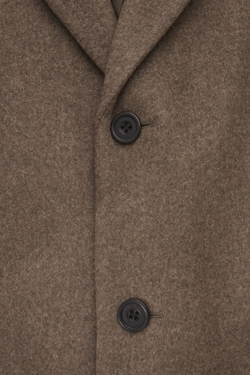 Pánské Kabáty COS Regular-Fit Vlna-Blend Hnědé | GPMZ-51379