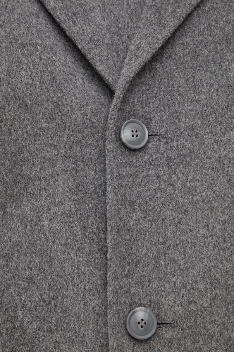 Pánské Kabáty COS Relaxed-Fit Double-Faced Vlna Šedé | VGJI-79654