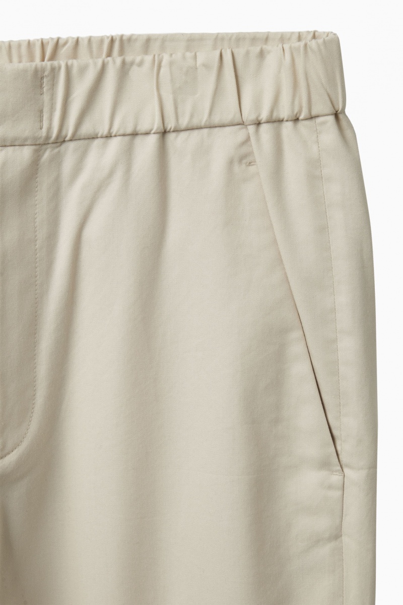 Pánské Kalhoty COS Regular-Fit Tapered Béžový | THJW-70921