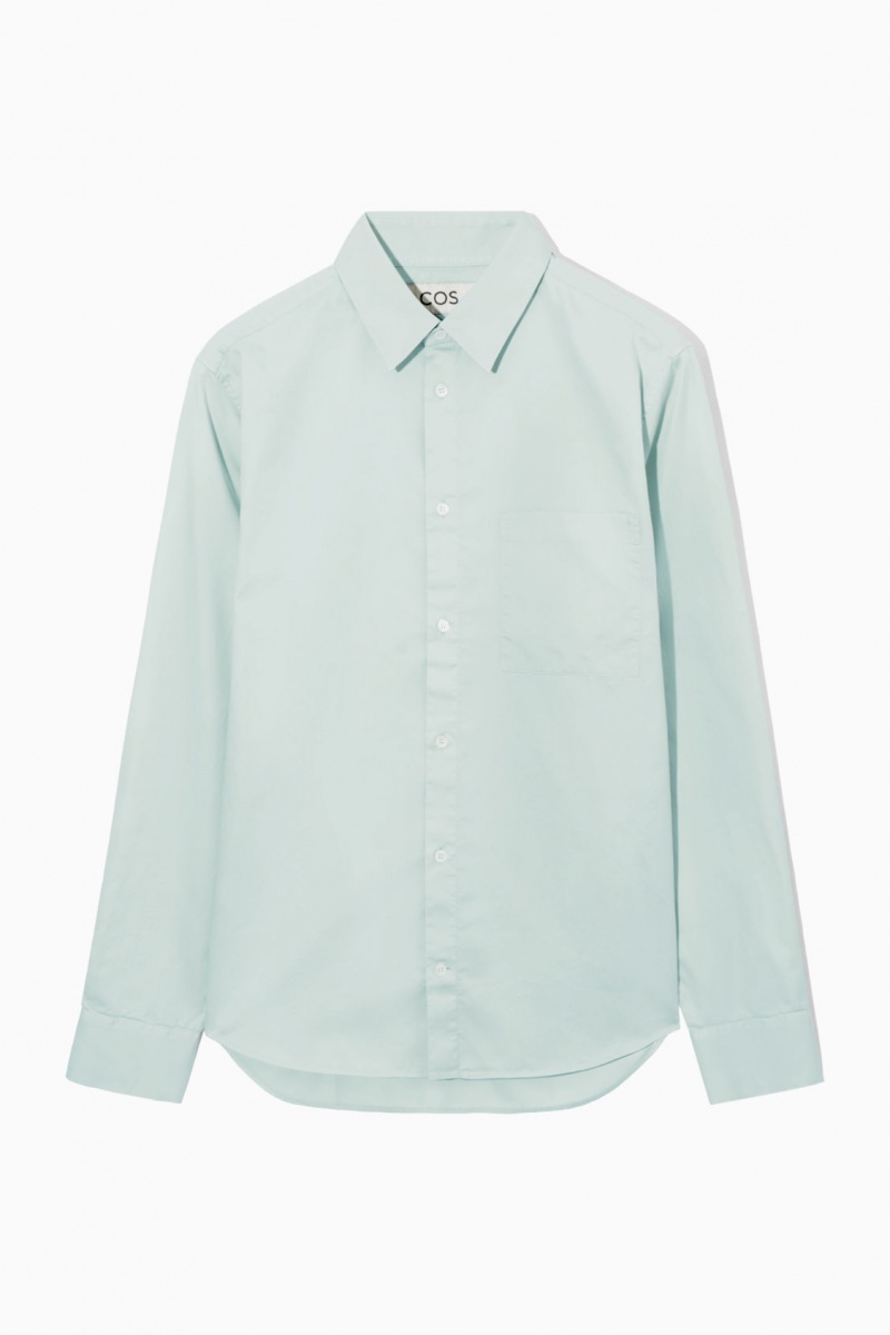 Pánské Košile COS Patch-Pocket Regular Tyrkysové | UGZL-79652