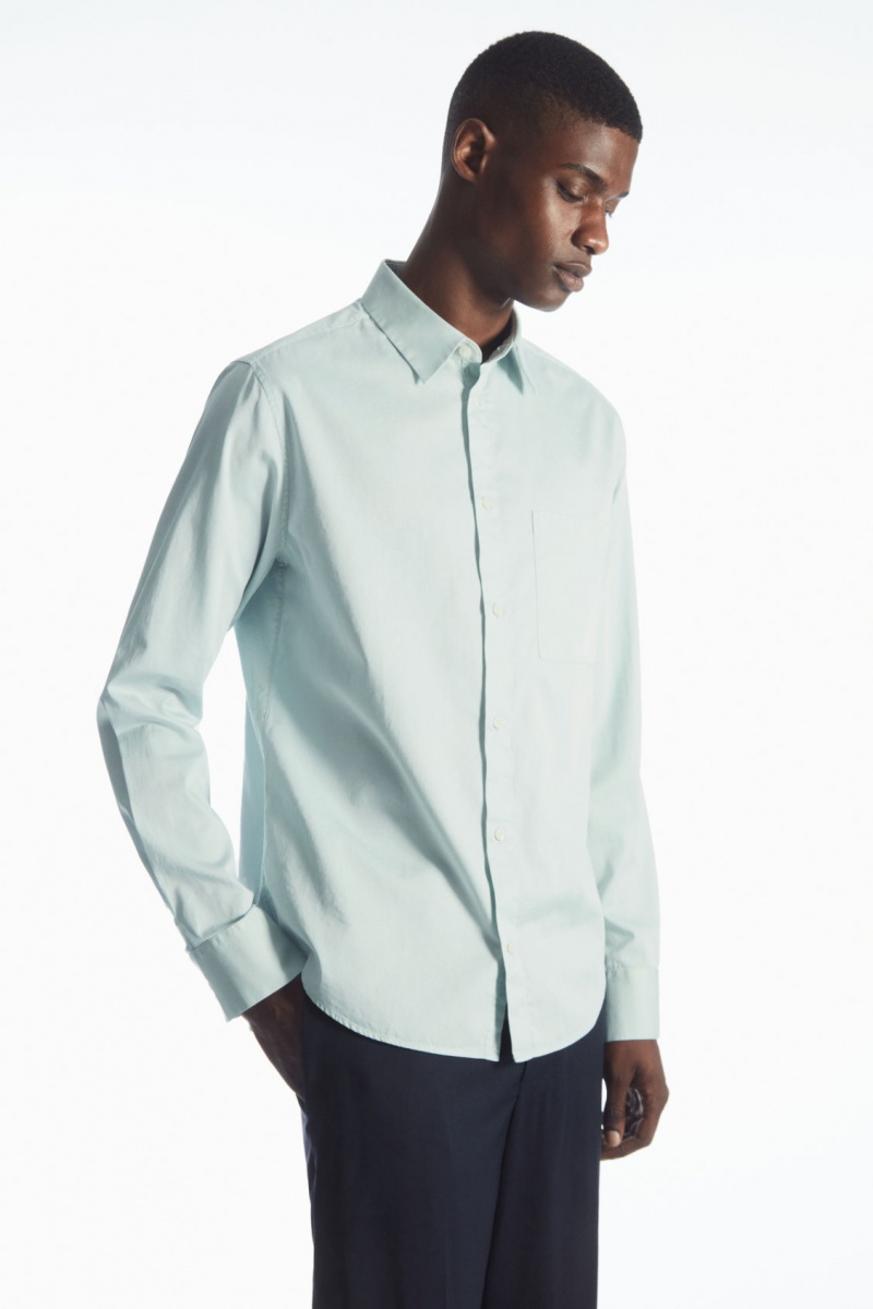 Pánské Košile COS Patch-Pocket Regular Tyrkysové | UGZL-79652