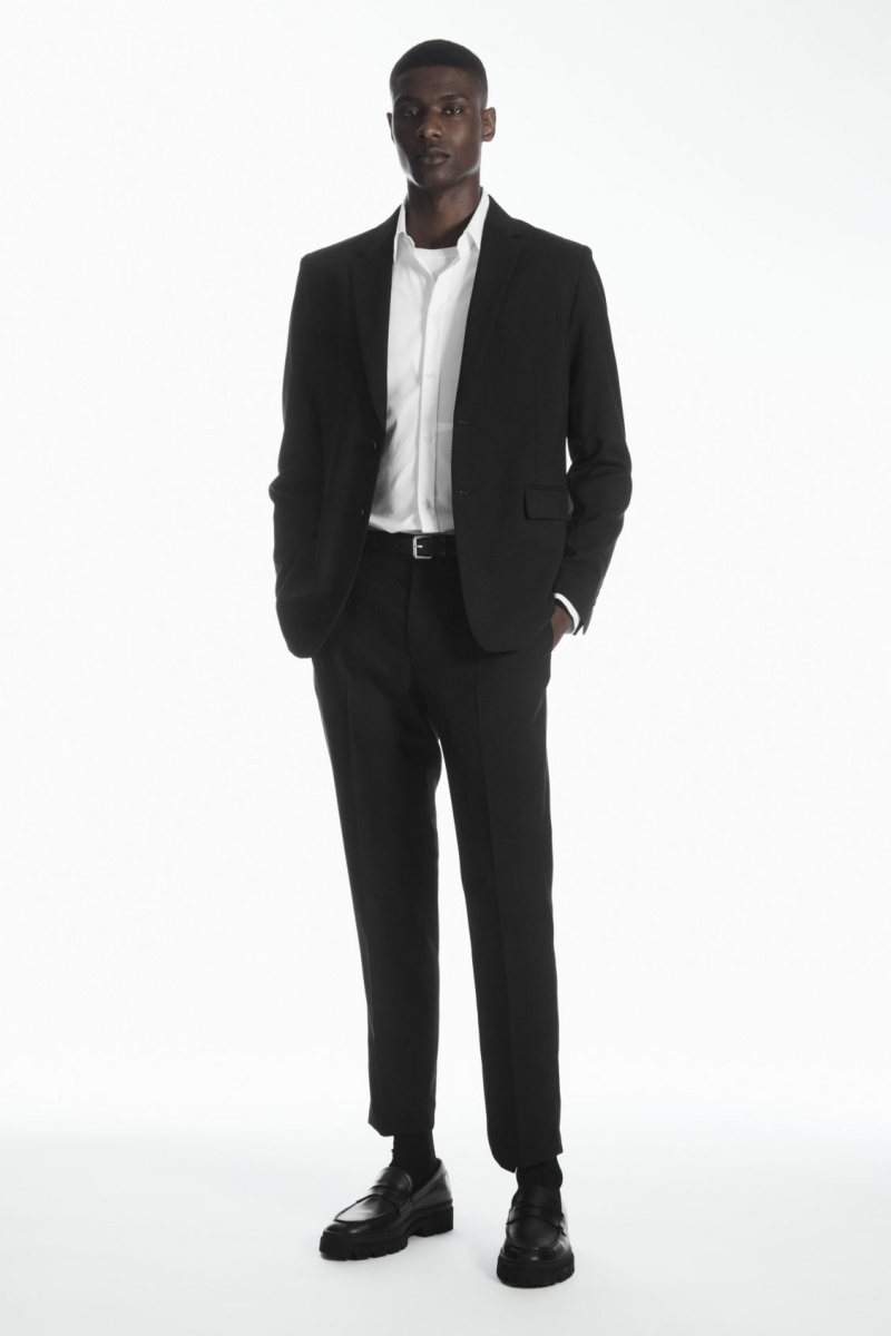 Pánské Košile COS Tailored Poplin Slim Bílé | QTBP-71026