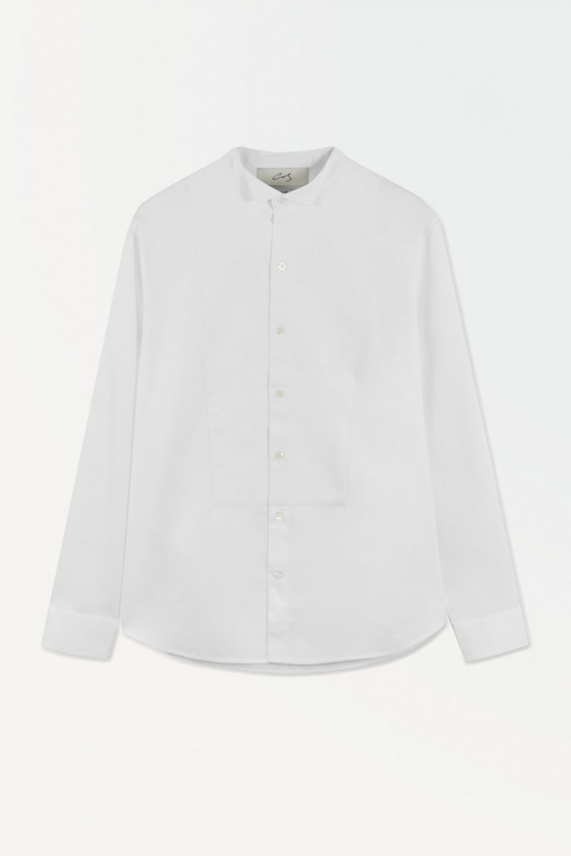 Pánské Košile COS The Poplin Tuxedo Bílé | GEVY-62143