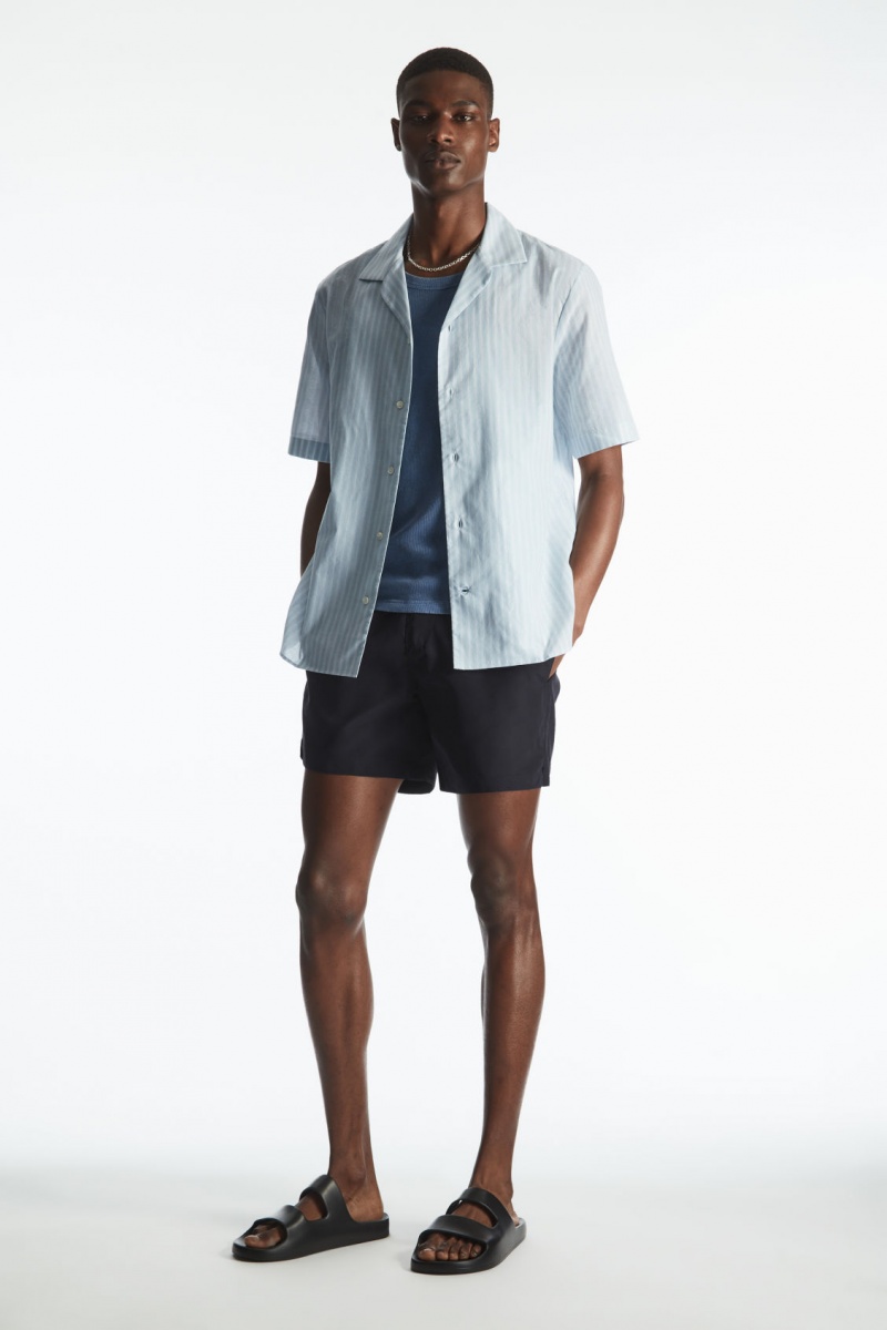 Pánské Kraťasy COS Tailored Swim Tmavě Blankyt | WFSA-71640