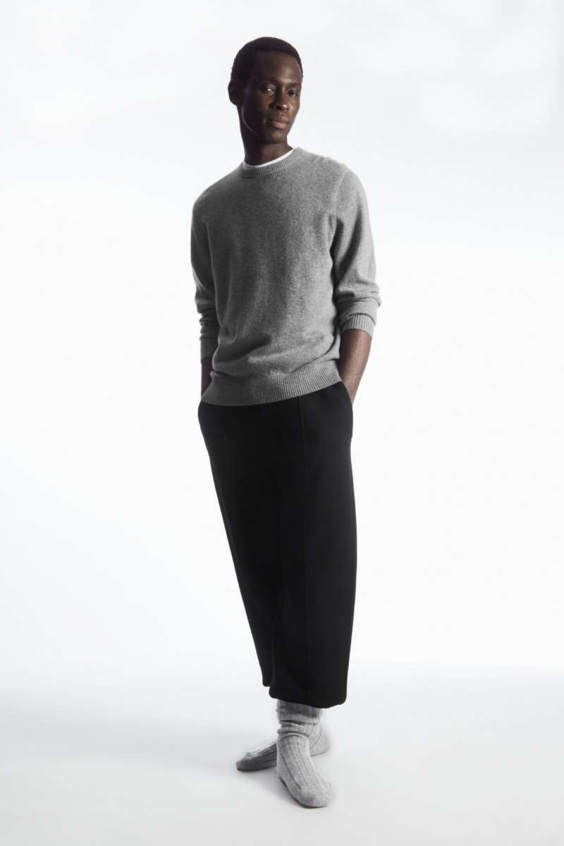 Pánské Ponožky COS Tlustý Cashmere Světle Šedé | YGQO-09756