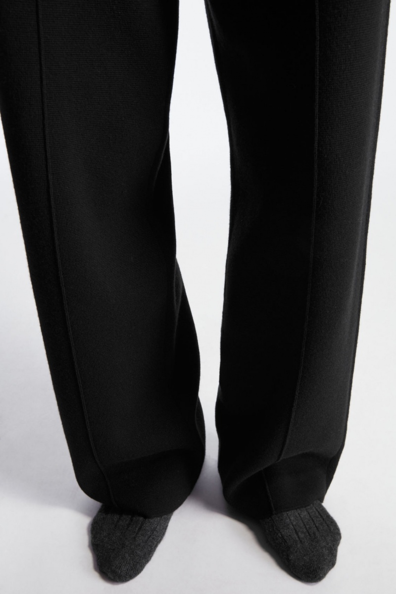 Pánské Ponožky COS Tlustý Cashmere Tmavě Šedé | QRVX-67438