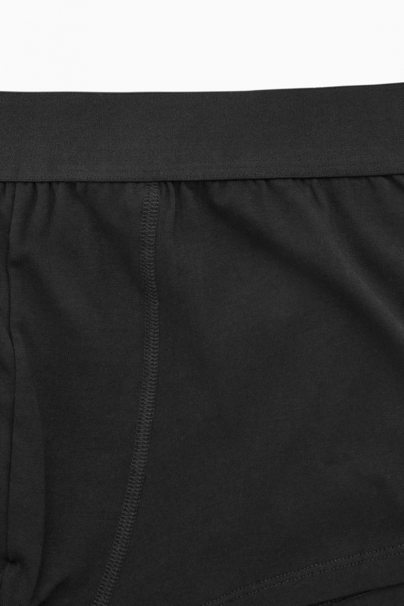 Pánské Slipy COS 3-Pack Jersey Boxerské Černé | ZASO-38579