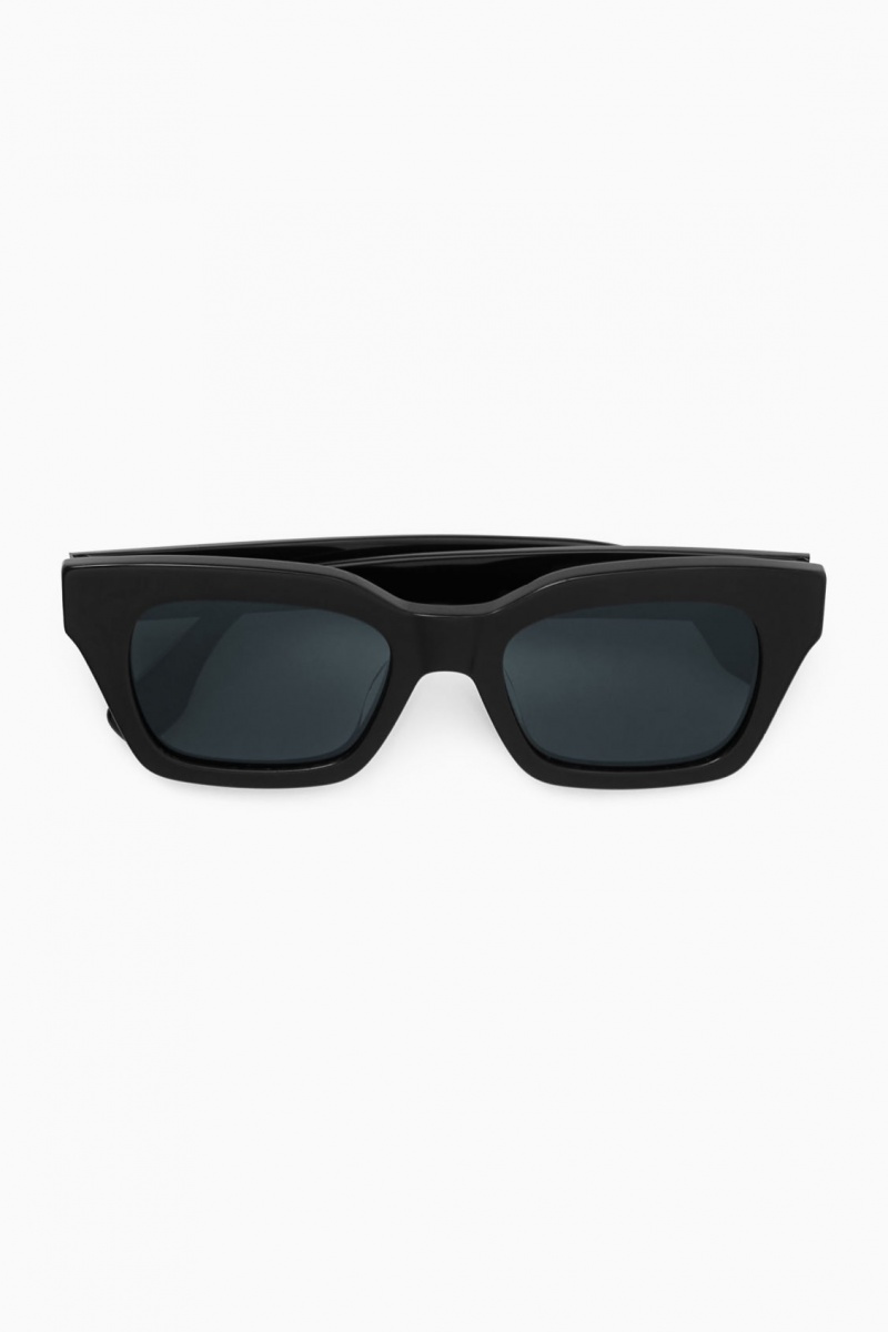 Pánské Sluneční Brýle COS D-Frame Černé | OYLP-17465