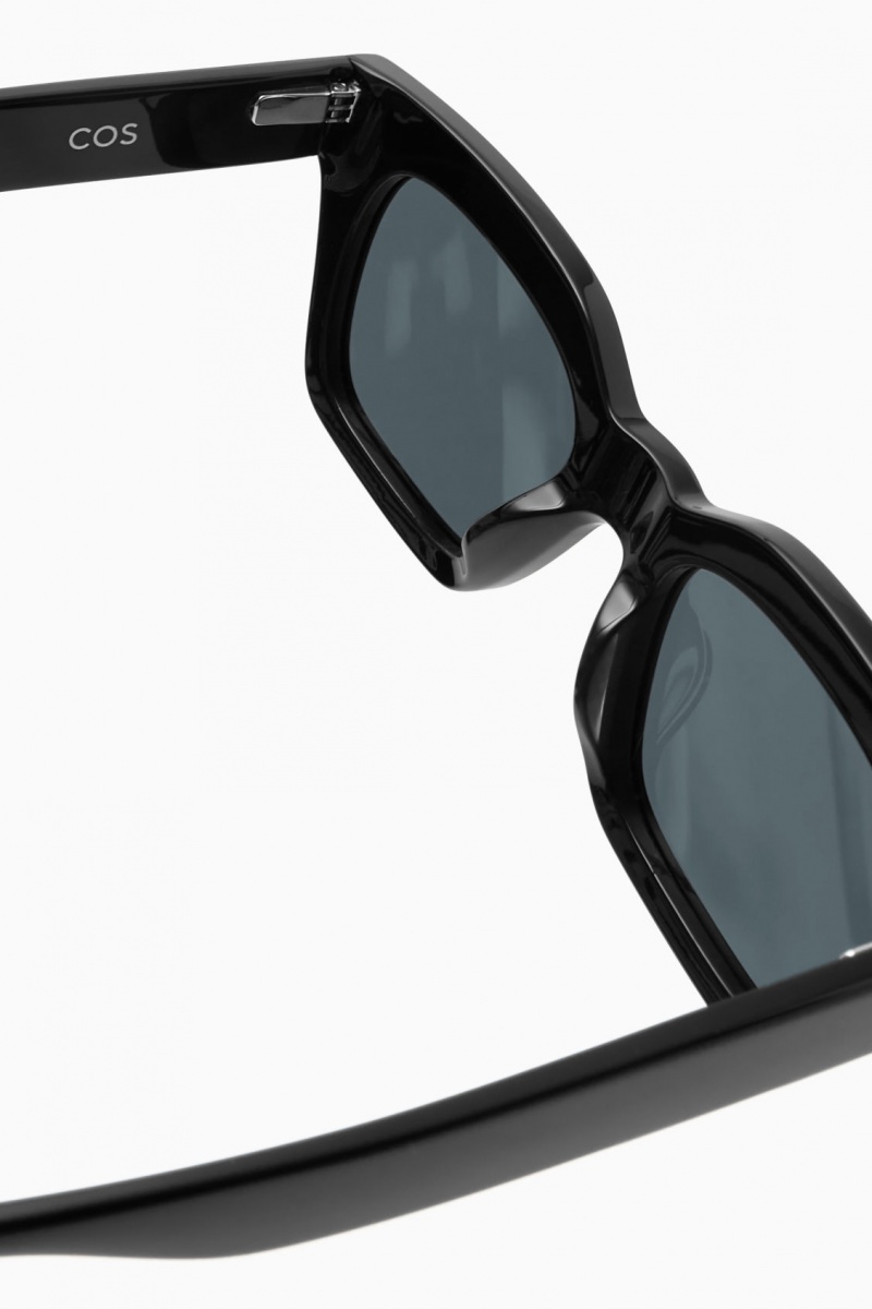 Pánské Sluneční Brýle COS D-Frame Černé | OYLP-17465