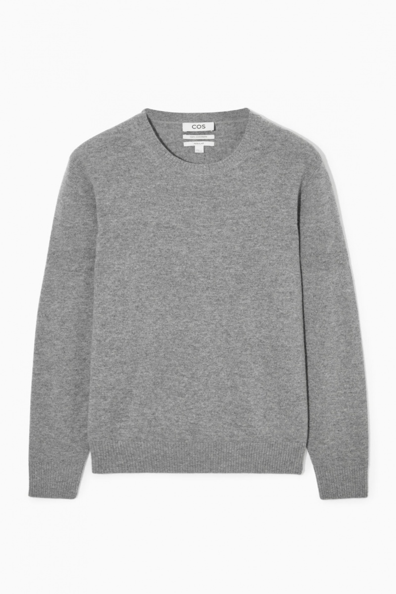 Pánské Svetry COS Pure Cashmere Šedé | DJNX-48361