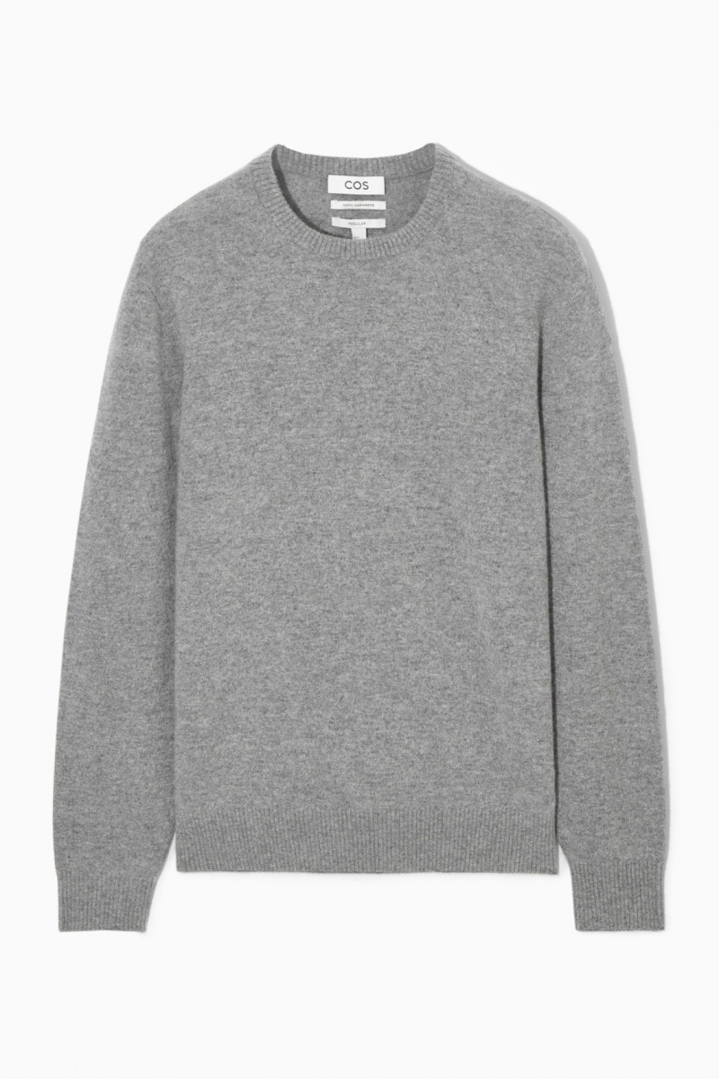 Pánské Svetry COS Pure Cashmere Šedé | DJNX-48361