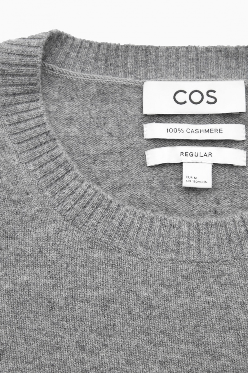 Pánské Svetry COS Pure Cashmere Šedé | DJNX-48361